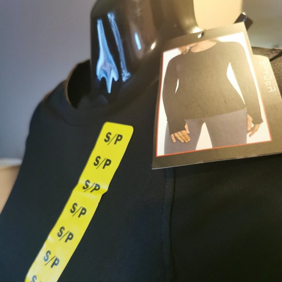 Spyder Women’s Brushed Crew Neck Top (Black) S/P - Picture 5 of 8